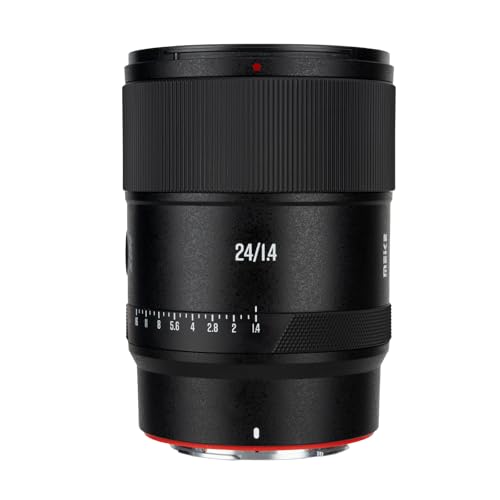 Meike 24mm F1.4 AF Ultra Wide Angle Large Aperture Auto Focus STM Full Frame Super High Resolution 10K Prime Lens Compatible with Nikon Z Mount Cameras Z50 Z50II Z5 Z6 Z7 Z6II Z7II Z6III Z9 Z30 Z8 ZR