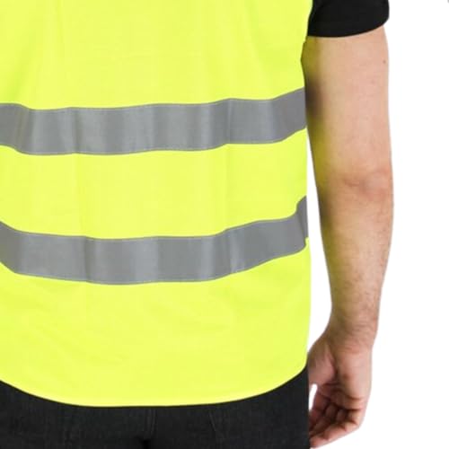 Colete Segurança Refletivo Tipo Blusão Sinalização Amarelo (G)