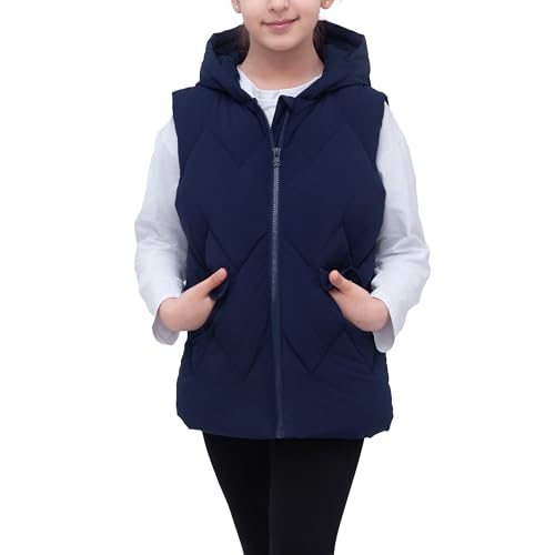 Rokka&Rolla Girls' Midweight Water-Resistant Puffer Vest3