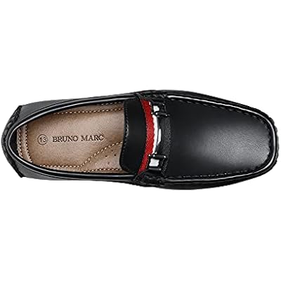 Bruno Marc Boys Loafer Slip-On Dress Shoes, Comfortable Classic Formal Casual Shoes for Kids