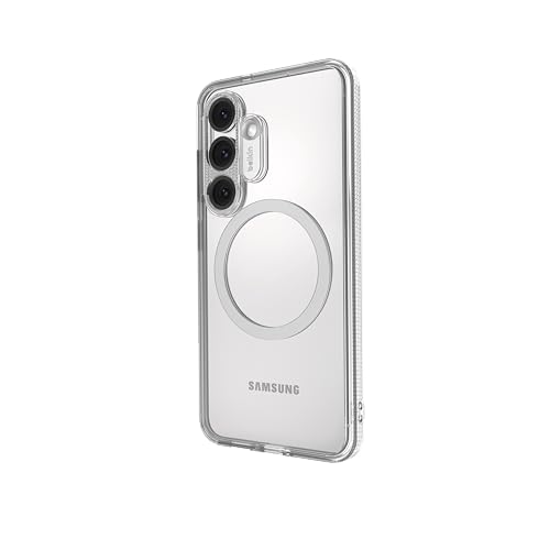 Image of Belkin Samsung Galaxy S25 Clear Qi2 Case, Sheerforce Magnetic Qi2 Protective Samsung Galaxy Series Cover /Grip, TPU /PC Material, Galaxy S25
