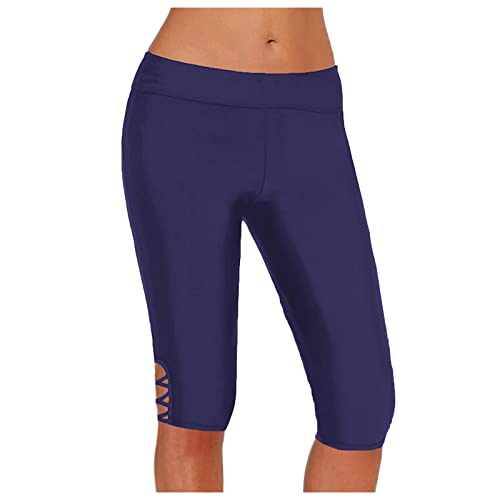 Générique Bas De Maillot Femme Plus Size Basse Taille Longue Coupe Conservateur Taille Haute Tankini Grande Taille Confortable Plage Piscine Tissu Doux Lavable Swim...