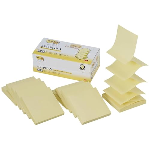 3M �|�X�g�C�b�g �t� �傫�� �|�b�v�A�b�v�m�[�g �C�G���[ 75×75mm 100��×10�p�b�h 6541POP-Y �G�R�}�[�N�F�菤�i �O���[���w���@�K��