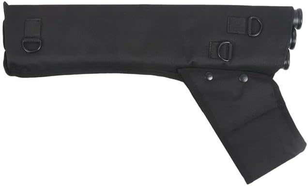 Archery Quiver 3 Tubes Quiver Arrows Holder Portable Back for Archery - (Color: Black Color)