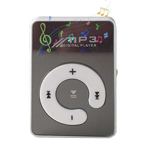 Reproductor MP3 Con Clip De 8 GB | Reproductor de música súper ligero, reproductor MP3 con abrazaderas de 6 colores con cable USB y auricular