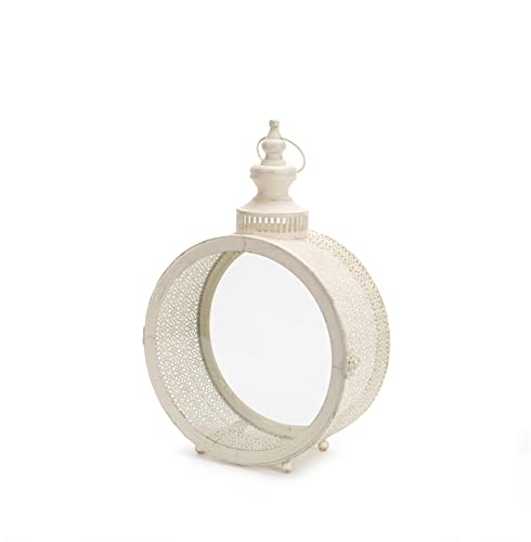 Melrose International Cream 17-Inch Lantern