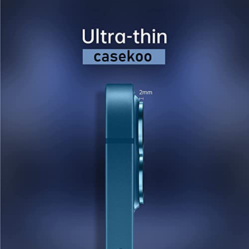 Image of CASEKOO Camera Lens Protector Compatible for iPhone 13 /13 Mini, [Anti-Scratch] Premium Tempered Glass Film Aluminum Alloy Lens Ring Cover
