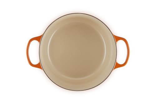 Image of Le Creuset Enameled Cast Iron Signature Deep Round Oven, 6.5 qt., Flame