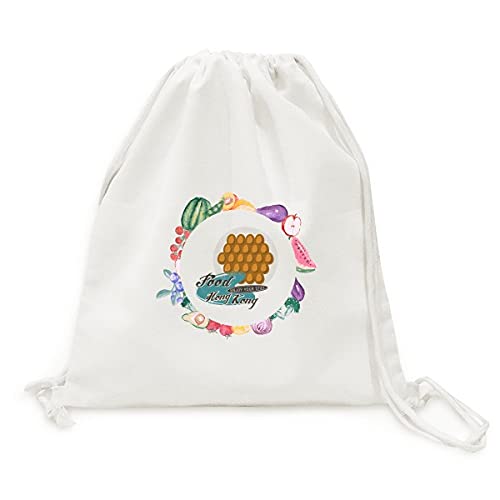 Sac en tissu pliable à sangle pour fruits zéro déchet nomade