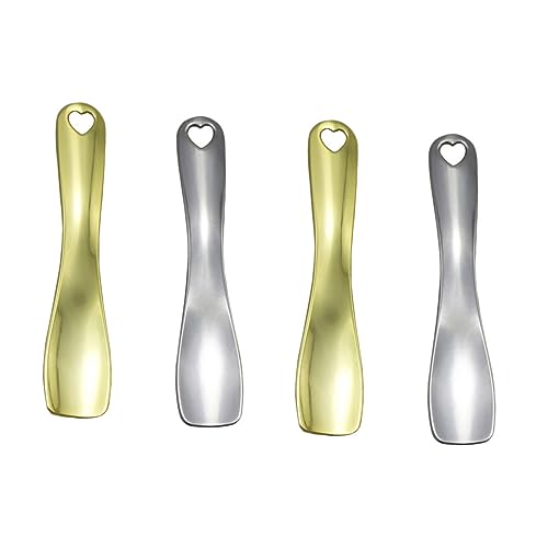 MAGICLULU 4 Pezzi Crema Per Gli Occhi Scoop Crema Per Gli Occhi Cucchiaio Maschera Per Il Viso Cucchiaio Crema Per Il Viso Scoop Strumento Di Trucco Cucchiaio Per Il Trucco Cucchiaio Per