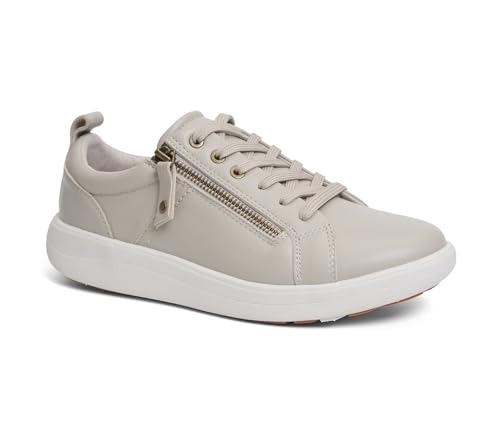 Strive Talia Women's Orthotic Trainers – Arch Support for Plantar Fasciitis, Heel & Foot Pain Relief, Podiatrist Approved (Latte, UK Footwear Size System, Adult, Women, Numeric, Medium, 3)