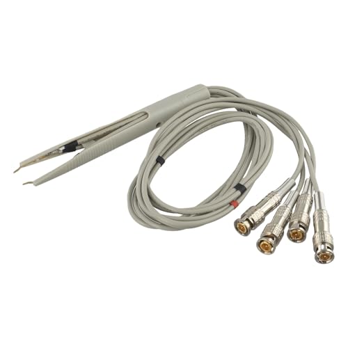 LVYXON 1 pince de test en métal pour test de puissance de connexion de circuit universel SMD SMT LCR Digital Bridge Meter 4 BNC Kelvin Clip