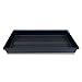 Living Whole Foods 5 Pack of Durable Black Plastic Growing Trays (Without Drain Holes) 21" X 11" X 2" - Flowers, Seedlings, Plants, Wheatgrass, Microgreens & More