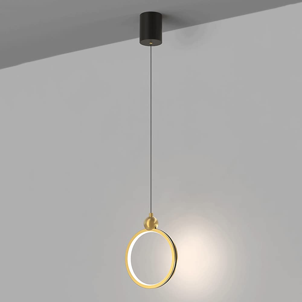 Lámparas de gota de pantalla acrílica redonda para iluminación de techo interior