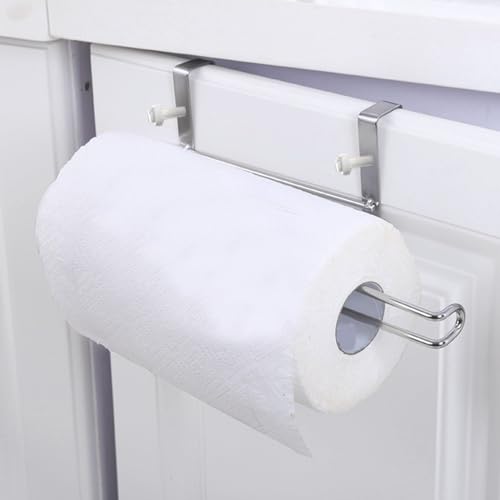 Soporte para toallas de papel debajo del gabinete para cocina familiar 7