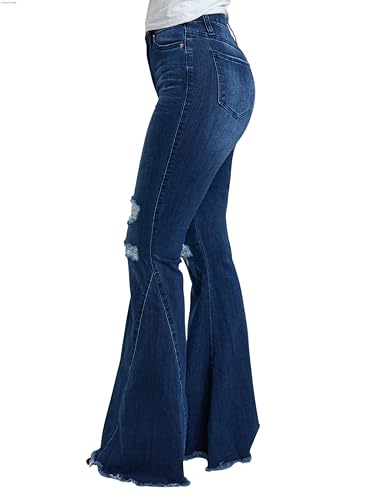 YMI Womens Jeans Gigi High-Rise Extreme Fit & Flare, S1703, 11 Blue2