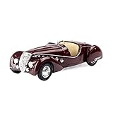 shuishuicui 1 18 pour Peugeot 302 Darl'Mat 1937 Alliage De Simulation Modèle De Voiture Classique Décoration Collection Cadeau