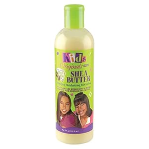 Originals by Africa’s Best Kids Shea Butter Detangling Moisturizing Hair Lotion, Enriched with Extra Virgin Olive Oil, Petrolatum and Mineral Oil Free, 12 oz Bottle