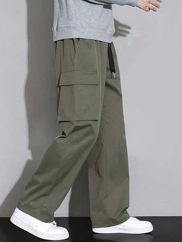 Image of Lymio Cargo for Men || Cotton Cargo Pant || Drawstring Waist Pant (Also Available in Plus Sizes) (133-136)
