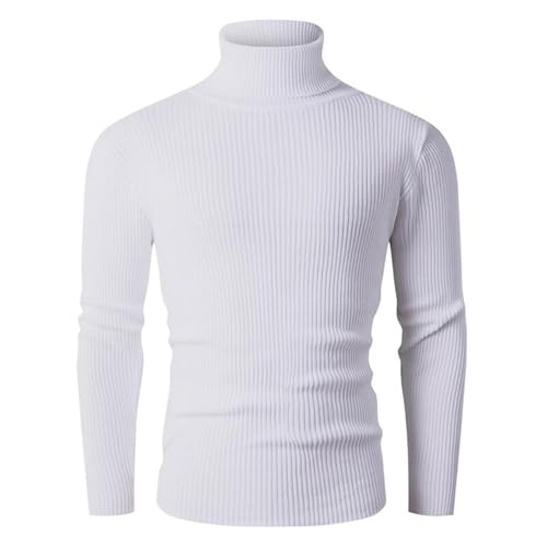 Men's Sweater High Neck Knit Pullover Fitted Base Layer Autumn Winter Top for Men2