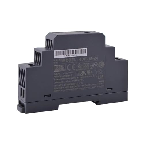 Alimentation HDR-15 5V transfo rail DIN 12W 2.4A robuste