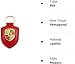 Porsche Crest Keyring - Red