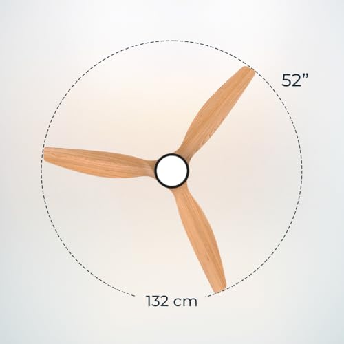Cecotec Deckenventilator EnergySilence Aero 5230 WhiteWood, 132 cm – Ansicht 3