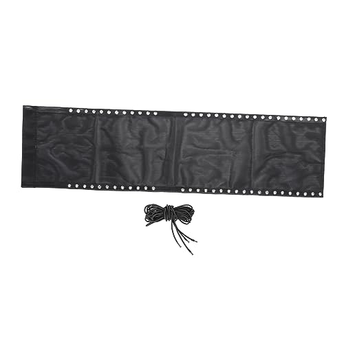 STOBAZA Chair Replacement Fabric Black Outdoor Recliners Cloth for Couch Breathable and Elastic Material Chair Accessory