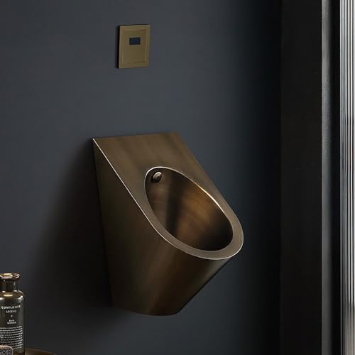 OTQEFTN Bar Urinals, Stainless Steel Urinals, Intelligent Induction Design, Urinals for Men Spill Proof, Garage Urinal, Urinals for Men Bathroom, Outdoor Toilet, Automatic Induct