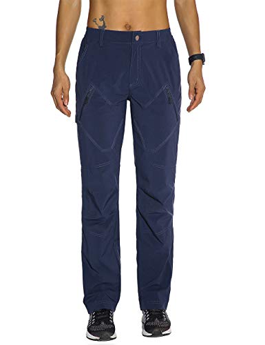 Nonwe Women's Outdoor Rock Climbing Pants Quick Drying Lightweight Blue Granite XS/29 Inseam