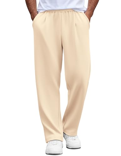 Amazon.com: COOFANDY Mens Casual Sweatpants Open Bottom