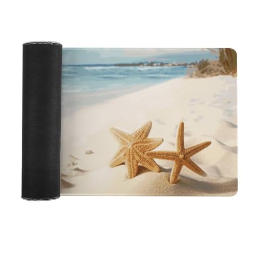 Tapis de souris de jeu grande taille plage pour travailler de chez soi