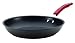 Rachael Ray Hard-Anodized Nonstick 12.5-Inch Skillet, Gray with Red Handle