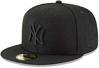 New Era 59Fifty Hat MLB Basic New York Yankees Black/Black Fitted Baseball Cap