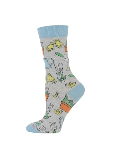 Image of WHD Garden Tool Crew Socks for Women & Men | Fun Veggie Gardening Socks, Nature Lover Gift