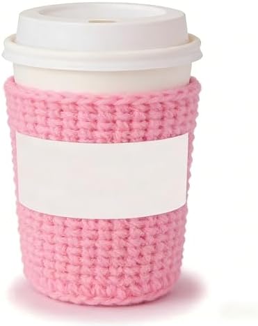 1Roll for Crocheting and Knitting-25g 60.15 Yards 4 Ply Craft Yarn for Scarves, Hats, Socks and DIY Handcrafts Projects (Pink) — view 3