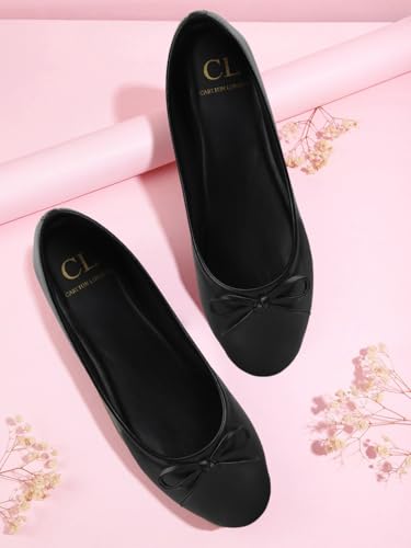 Image of Carlton London Women Comfortable Flat Round Toe Slip On Fashion Shoes for Daily use, Office use, Casual use