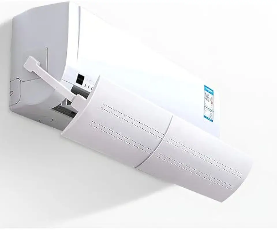 Defletor de Ar Condicionado Split Ajustável 57 a 108cm com Base Giratória 180°