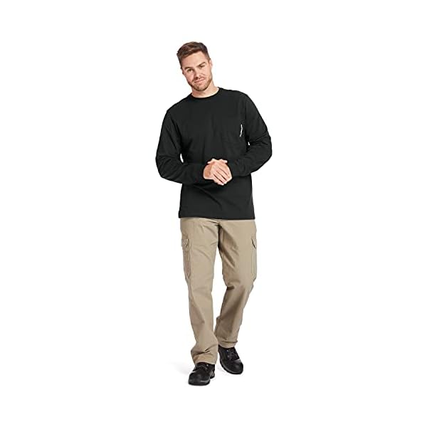 Timberland Herren Base Plate Long Sleeve with Chest Pocket Big & Tall Arbeits-T-Shirt – Bild 6