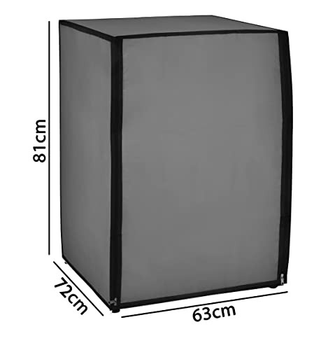Image of Amazon Brand - Umi. Front Load Washing Machine Cover Suitable for IFB 9 Kg, 9.5 Kg, 10 Kg, 10.5 Kg, 11 Kg (72cmsX63cmsX81cms, GREY)