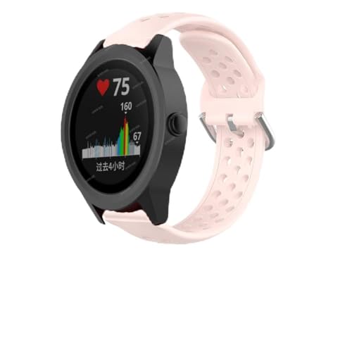 Bracelet montre Garmin 245M silicone souple pour running au quotidien