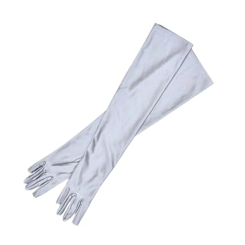 Guantes de fiesta largos suaves que no se resbalan para trajes noche