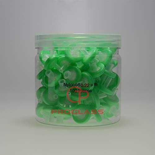 Proglass Syringe Filter 13mm 0.22um Nylon66,100pcs