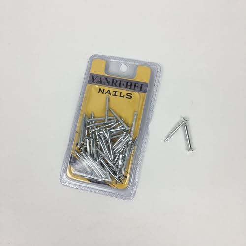 Clavos para colgar niquelados de 2 pulgadas, 50 piezas miniatura 1
