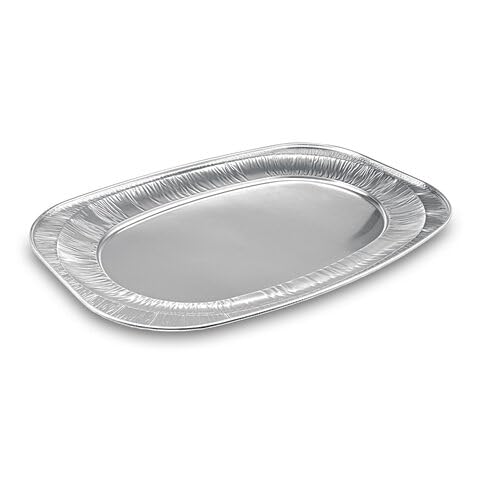 50 Alu-Catering-Platte Aluminium-Partyplatte Servierplatte 55 x 36 cm
