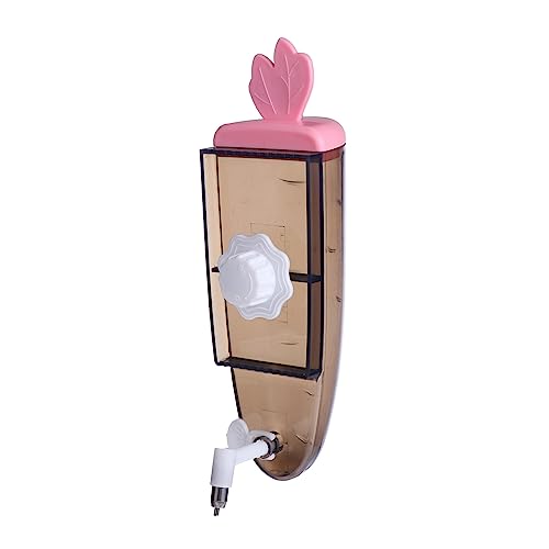 GALPADA Rabbit Hanging Water Fountain Durable Pet Drinking Feeder with Smooth Surface Easy to No Water Leakage for Rabbits Chinchillas and Pets Random Color