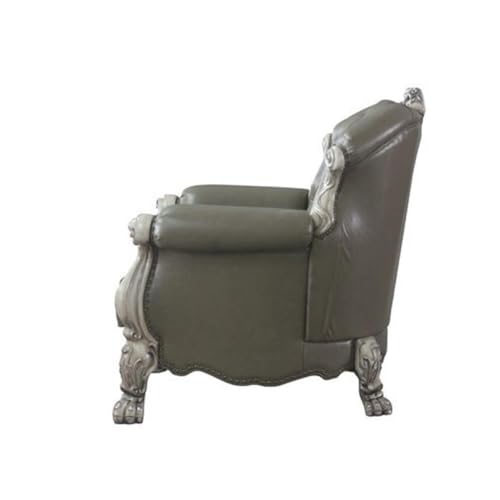 Sillón Plegable Blanco PU Con Cojín miniatura 3