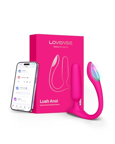 LOVENSE Lush Anal App Controlled Vibrating Butt Plug for Couples and Solo