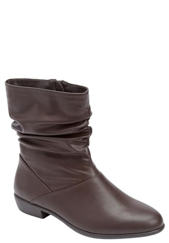 Comfortview Women's Plus Size Madison Bootie