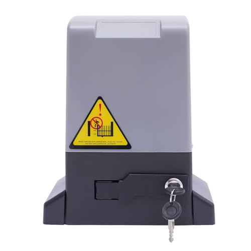 1800 kg de accionamiento para puerta corredera, motor completo, 750 W, motor automático de apertura de puerta con 6 m de estante, 2 mandos a distancia, accionamiento de puerta silencioso para hotel